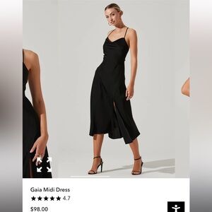 ASTR GAIA MIDI dress